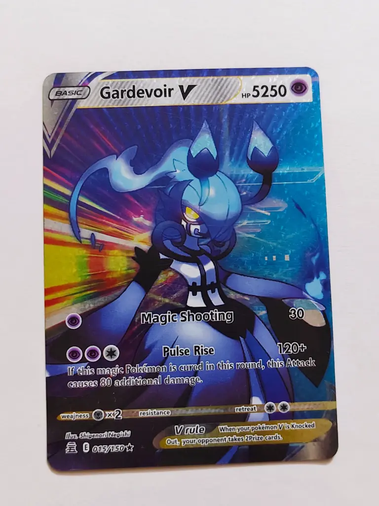Gardevoir pokemon playing card for kids