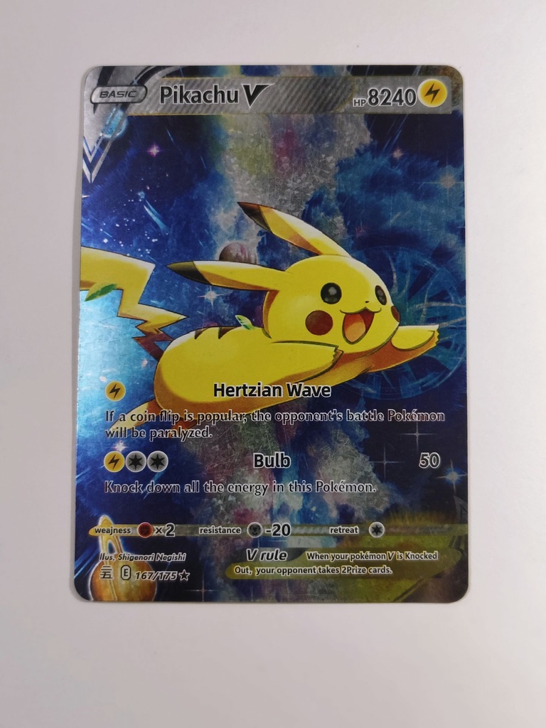 Unofficial Pikachu basic card