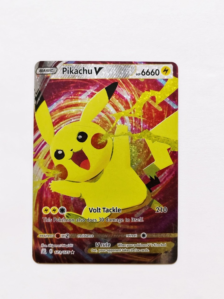 Pikachu unofficial playing card