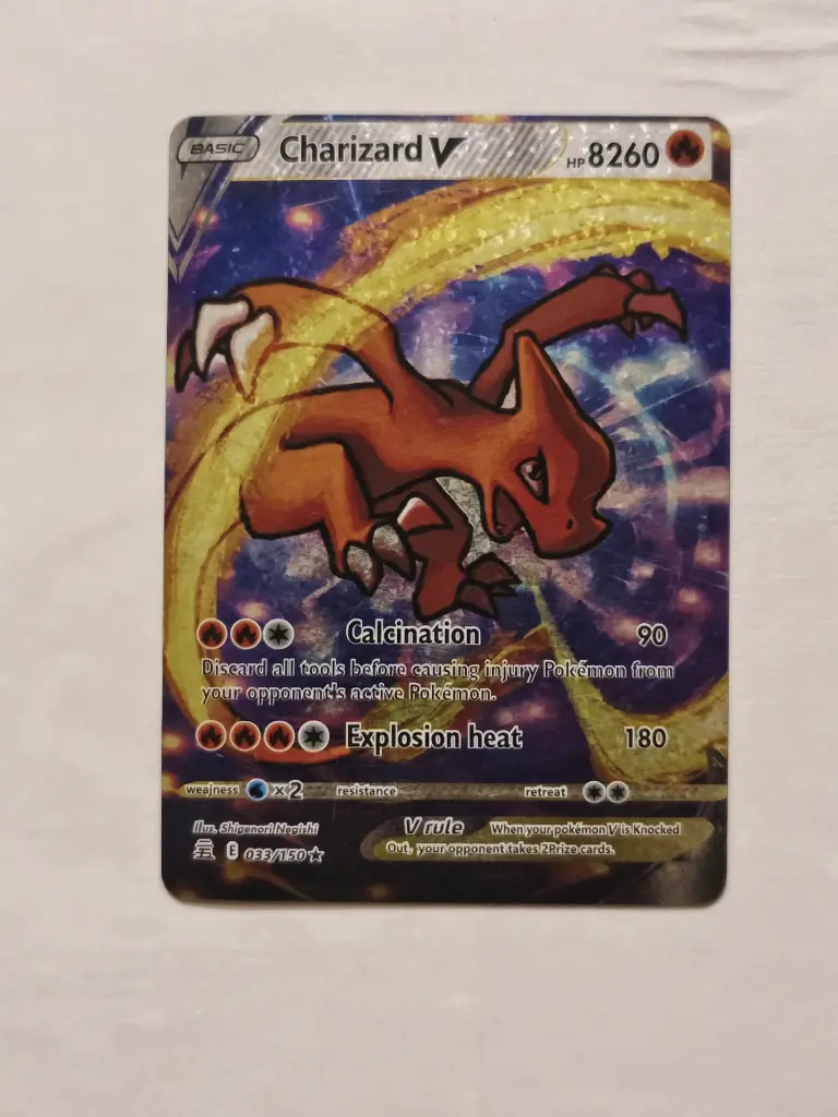 Charizard unofficial playing card 
