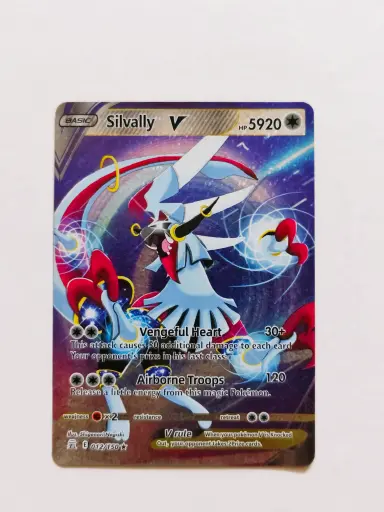 Silvally pokemon playing card for kids