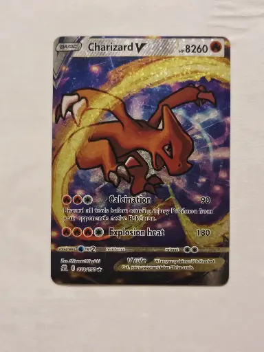 Charizard unofficial playing card 