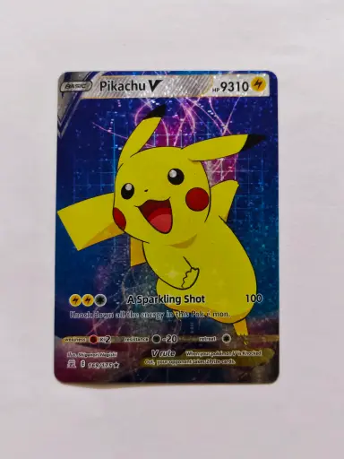 Pikachu unofficial playing card for kids